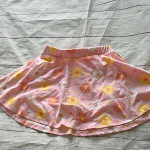 The Children's Place Pink and Yellow Floral Skort